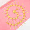 N-7741 Women Fashion Vintage Gold Hollow Flower Belly leaf pendant Dance Waist Belt Chain Indian Party Body Jewelry