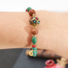 B-1203  Bohemian Bracelet Beaded Turquoise Bell Bracelets For Women Girls