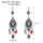 E-6434 F-1008 Women Fahison Bohemia Trendsetting Earring HAIRBAND SETExquisite Patten Long Fringe Dangle Earring Jewelry Gift