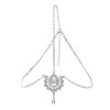 F-0981  Bridal Crystal Water Drop Forehead Head Chains Headbands for Women Wedding Holiday Party Hair Accessories