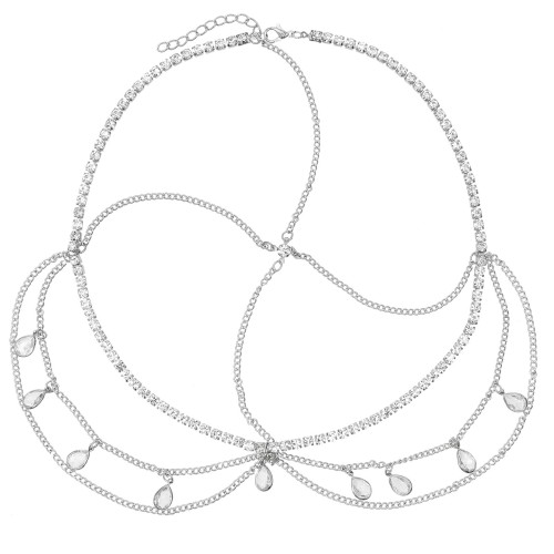 F-0982 Fashion Bridal Pearls Crystal Forehead Headbands Head Chains for Women Wedding Dance Party Hair Accessories