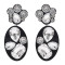 E-6442 Big Drop Dangle Earrings Acrylic Crystal Geometrical Earrings