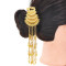 F-0984 Gold Silver Peacock Hair Stick With Chinese Traditional Style Fashion Hair Chopsticks Hairpin