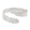 B-1209 Feather Shape ArmBand Cuff Bracelet Bangle For Women  Gold Silver Plated  Adjustable Bangle