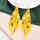 E-6452 Women Fashion Colorful Long Tassel Earrings Exquisite Beaded Handmade Dangle Earrings Decoration Gift