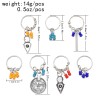 F-0990 Twist Braid Hair Ornament for Women Charming Alloy Circle Hoop Personality Braid DIY Pendant Hair Accessories