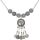 N-5484 2015 European Fashion Style Silver Plated Choker Large Pendant Necklace for Women