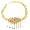 N-7760 Indian Coin Tassel Big Wide Geometric Crystal Gold Metal Belly Dance Waist Chains for Women Party Jewelry Gift