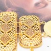 N-7760 Indian Coin Tassel Big Wide Geometric Crystal Gold Metal Belly Dance Waist Chains for Women Party Jewelry Gift