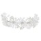 F-0994 Handmade Silver Wired Pearl Crystal Flower Leaf Headbands Headdress for Bridal Wedding Hair Accessories