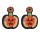 E-6458 New Handmade Resin Beads Pumpkin Drop Earrings for Women Halloween Party Jewelry Gift