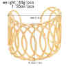 B-1212 2 Styles Fashion Gold Hollow Adjustable Bracelet For Women Jewelry Gift Accessories