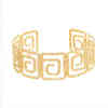 B-1212 2 Styles Fashion Gold Hollow Adjustable Bracelet For Women Jewelry Gift Accessories
