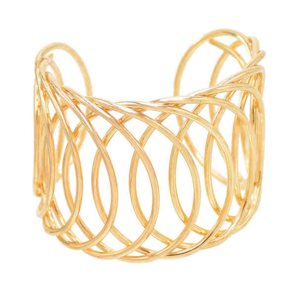 B-1212 2 Styles Fashion Gold Hollow Adjustable Bracelet For Women Jewelry Gift Accessories