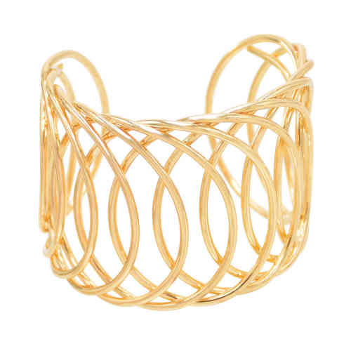B-1212 2 Styles Fashion Gold Hollow Adjustable Bracelet For Women Jewelry Gift Accessories