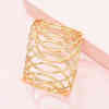 B-1212 2 Styles Fashion Gold Hollow Adjustable Bracelet For Women Jewelry Gift Accessories
