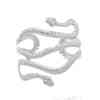 B-1213 Women Fashion Gold Silver Snake Arm Cuff Upper Arm Band Cuff Bracelet Bangle Jewely