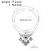 N-7765 Women Fashion Vintage Silver Geometric Bells Tassel Necklaces Gypsy Indian Jewelry
