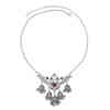 N-7765 Women Fashion Vintage Silver Geometric Bells Tassel Necklaces Gypsy Indian Jewelry