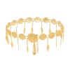 N-7771 Indian Gold Metal Hollow Flower Belly Dance Dress Belt Waist Chains for Women Body Jewelry Accessories