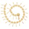 N-7771 Indian Gold Metal Hollow Flower Belly Dance Dress Belt Waist Chains for Women Body Jewelry Accessories
