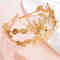 F-1000 Fashion Gold Metal Flowers Hair band Tiaras Rhinestone Bridal Headpiece Wedding Hair Accessories