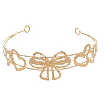 F-1001 Cute Bowknot Heart Shape Hairbands Hair Hoop for Women Girl Crowns Tiaras Wedding Party Hair Accessories