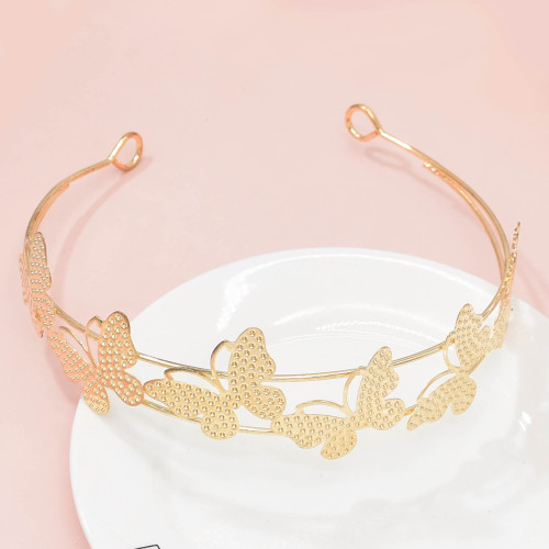 F-1002 Fashion Metal Butterfly Hairband For Women Wedding Elegent Hairwear Headdress Hair Jewelry
