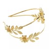 F-0689 Golden Fashion Headband Ladies Simple Hair Accessories Double Headband Flower Accessories
