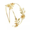 F-0689 Golden Fashion Headband Ladies Simple Hair Accessories Double Headband Flower Accessories