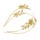 F-0689 Golden Fashion Headband Ladies Simple Hair Accessories Double Headband Flower Accessories