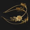 F-0689 Golden Fashion Headband Ladies Simple Hair Accessories Double Headband Flower Accessories