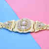 N-7790 Morocco Women Fashion Boho Crystal Rhinestone Waist Belly Chains Hollow Alloy Belt Statement Jewelry