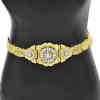 N-7796 Morocco Flower Boho Egyptian Crystal Rhinestone Waist Belly Chains Dancing Beach Hollow Block Belt Statement for Women Girls