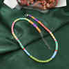 N-7799 Boho Colorful Acrylic Beads Statement Choker Y2K Necklaces for Women Girl Summer PartyJewelry