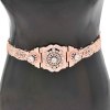 N-7800 Rhinestone Hollow Flower Body Chains For Women Sexy Belly Dance Chains Boho Ethnic Waist Chains