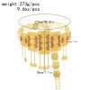 N-7802 Indian Arab Gold Metal Coin Tassel Belly Chains for Women Dance Waist Body Chain Party Jewelry