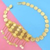 N-7802 Indian Arab Gold Metal Coin Tassel Belly Chains for Women Dance Waist Body Chain Party Jewelry
