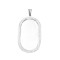 W-0041 8 Styles Stainless Steel Geometric Gem Tray Necklace Pendant Accessories