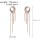 E-6474 Fashion Geometric Crystal Long Tassel Drop Dangle Earrings for Women Bridal Wedding Party Jewelry Gift
