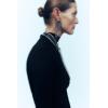 E-6474 Fashion Geometric Crystal Long Tassel Drop Dangle Earrings for Women Bridal Wedding Party Jewelry Gift