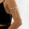 B-1218 Exaggerated Gold Silver Color Metal Scorpion Arm Bangles for Women Armband Party Jewelry Gift