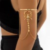 B-1218 Exaggerated Gold Silver Color Metal Scorpion Arm Bangles for Women Armband Party Jewelry Gift