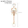 R-1569  Women Fashion Punk Alloy Scorpion Flash Drill Index Finger Ring  Elastic Jewelry Rings