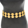 N-7809 Gold Boho Sunflower Waist Chain Women Girls Dress Body Chain Belly Dance Chain for Birthday Gift New Year Christmas Jewelry