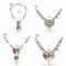 N-7811 Bohemian Beads Necklaces For Women Colorful Tassels Ethnic Drop Dangle Acrylic Chokers Necklaces