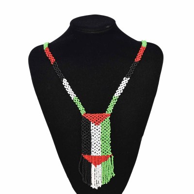 N-7811 Bohemian Beads Necklaces For Women Colorful Tassels Ethnic Drop Dangle Acrylic Chokers Necklaces