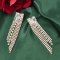 E-6481 Luxury Crystal Long Tassel Drop Earrings for Women Bridal Wedding Party Jewelry Valentine's Day Gift