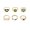 18K gold plated