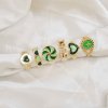 R-1572 6 PCS Ring Sets For Women Green Love Vintage Number Ring Party Finger Jewelry Sets